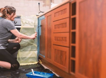 DIY Cabinet Painting