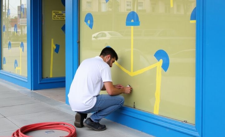 Shop Front Spraying Service