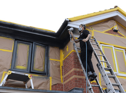 Spray uPVC Windows