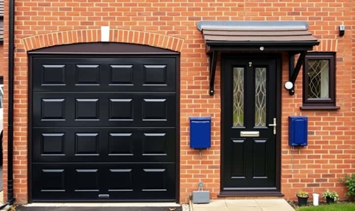 Garage Door Spraying in Gatley