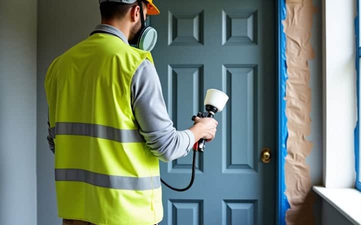 UPVC Door Spraying in Langho
